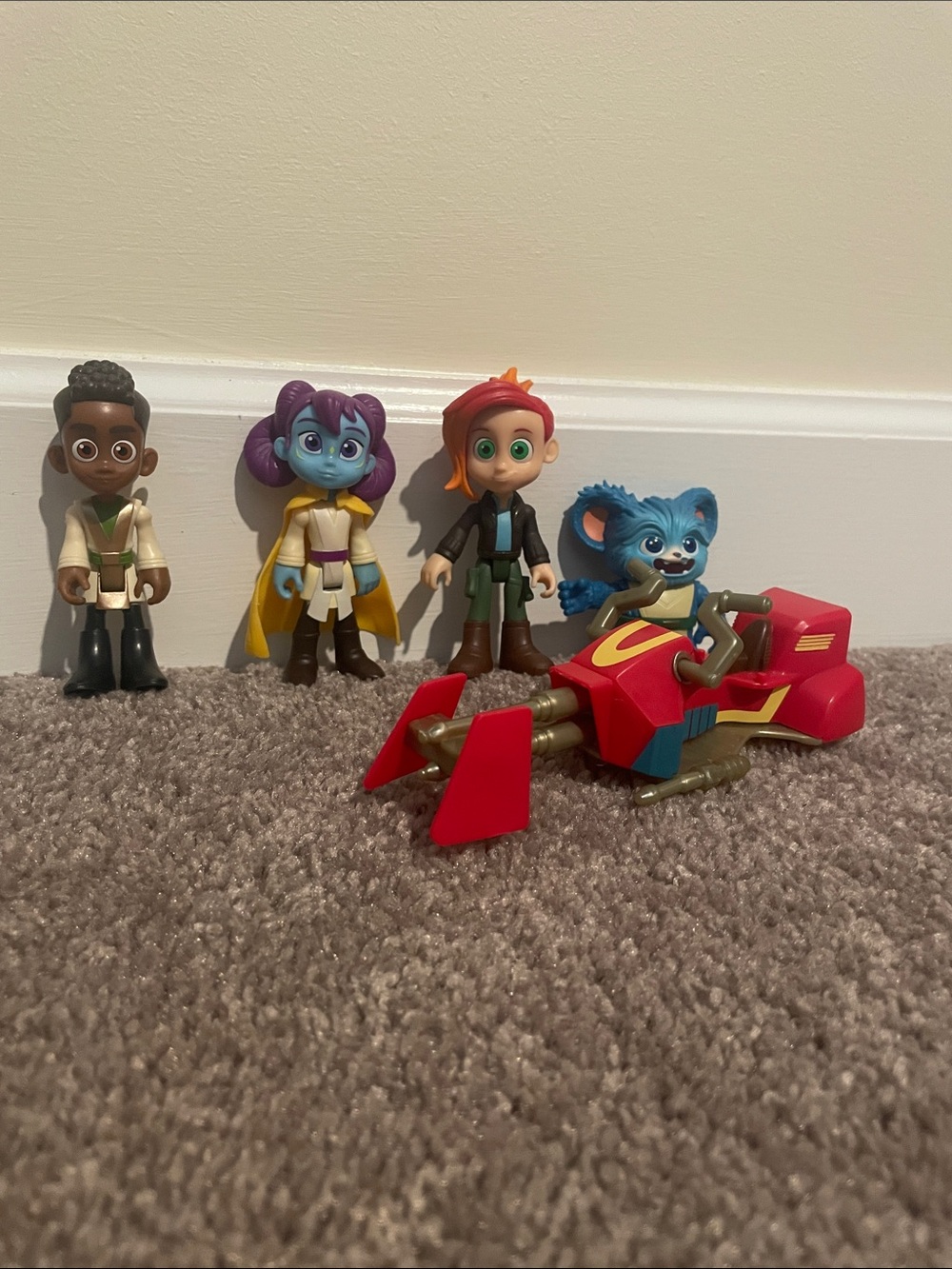 Young Jedi Adventures Figures Playset with Speeder